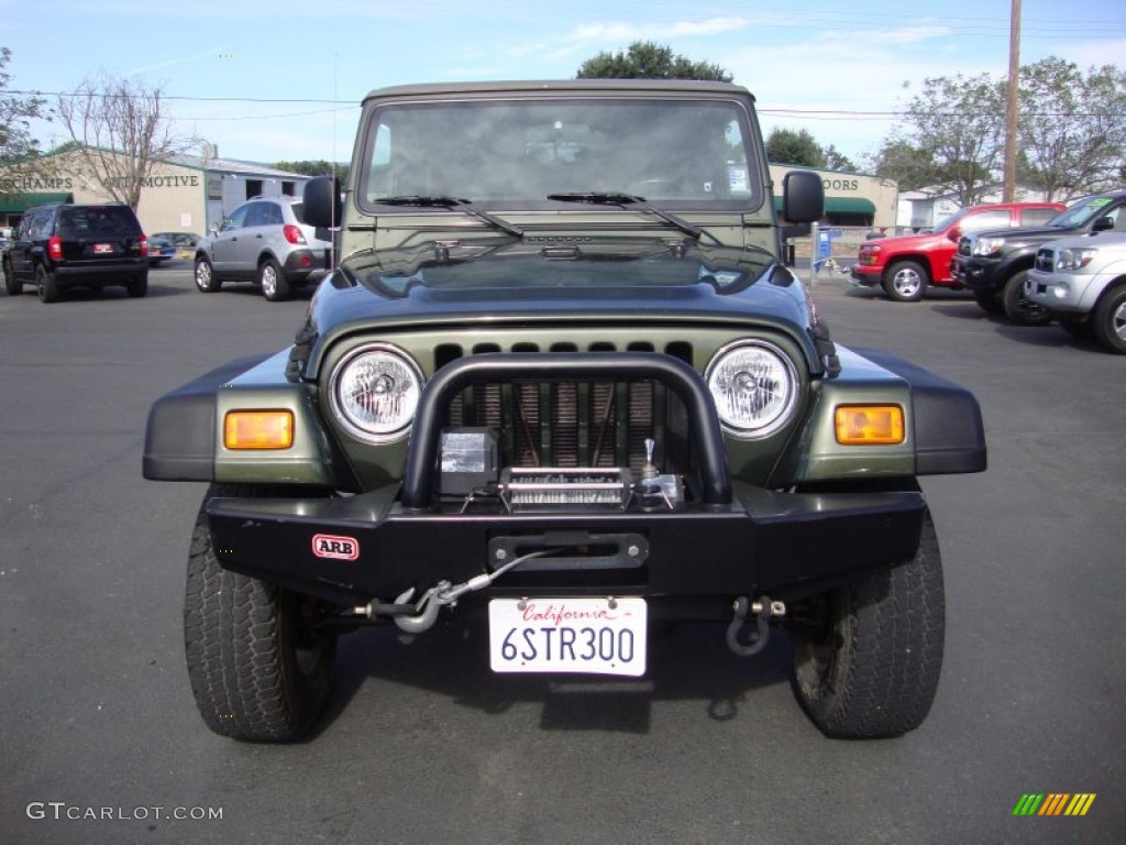 2006 Wrangler Sport 4x4 - Jeep Green Metallic / Khaki photo #2