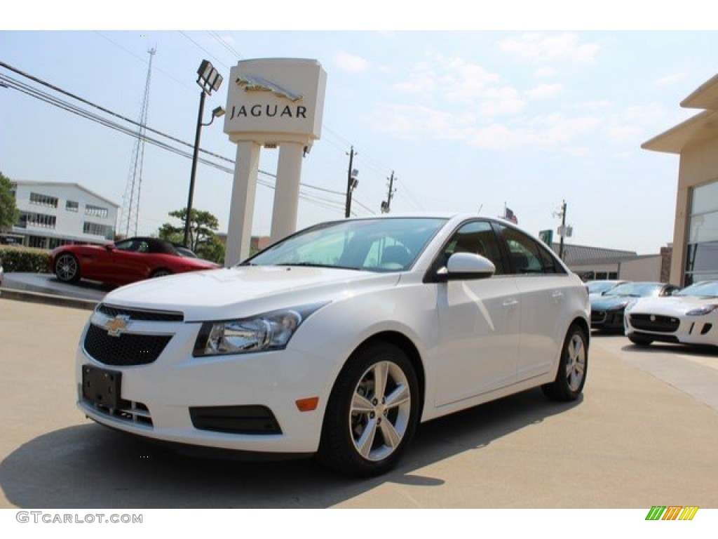 Summit White 2014 Chevrolet Cruze LT Exterior Photo #106719625