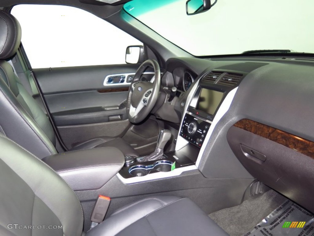 2015 Explorer Limited 4WD - Magnetic / Charcoal Black photo #3