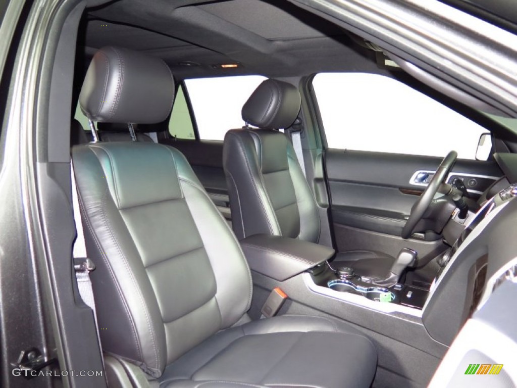 2015 Explorer Limited 4WD - Magnetic / Charcoal Black photo #4