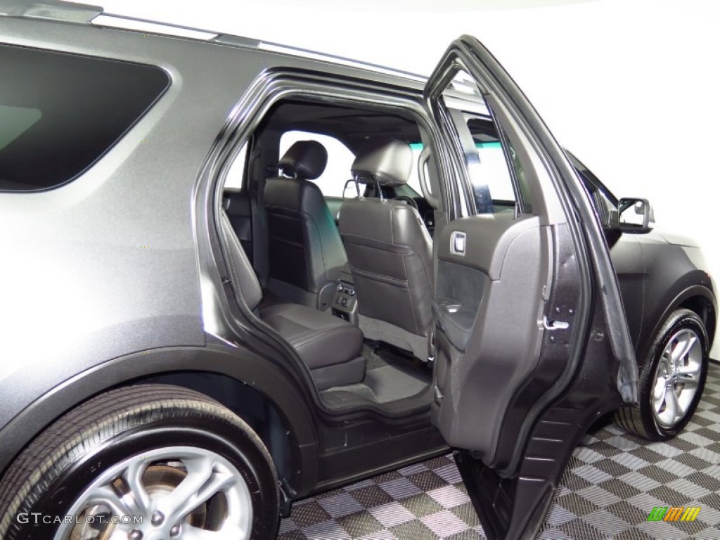 2015 Explorer Limited 4WD - Magnetic / Charcoal Black photo #8