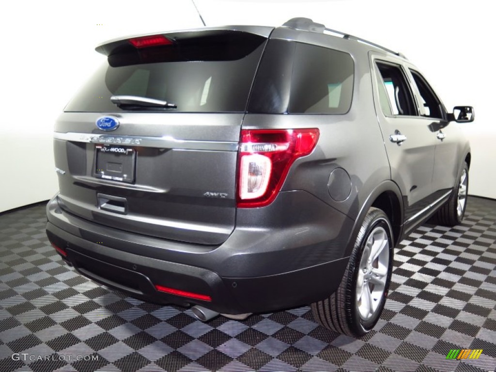 2015 Explorer Limited 4WD - Magnetic / Charcoal Black photo #10
