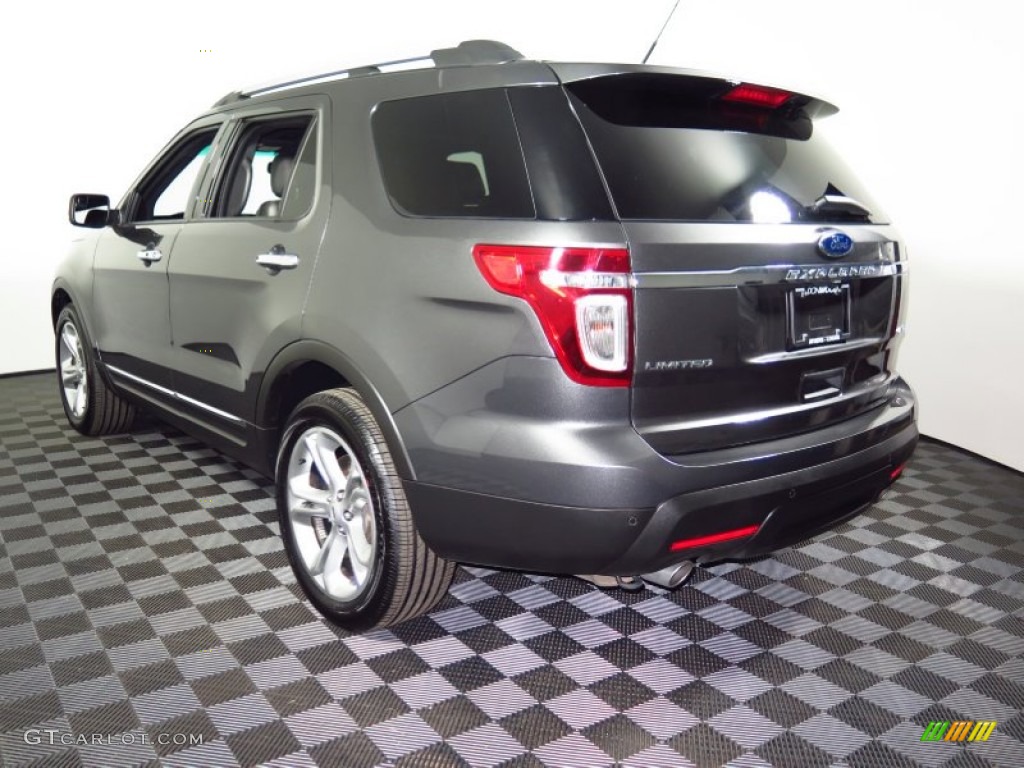 2015 Explorer Limited 4WD - Magnetic / Charcoal Black photo #12
