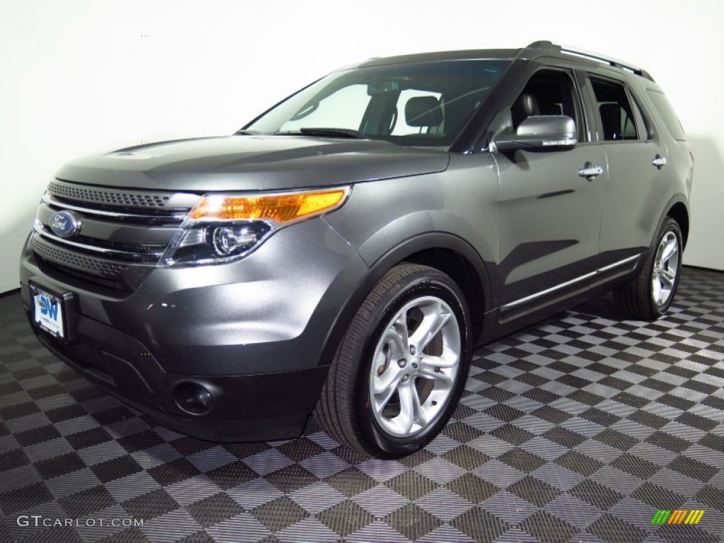 2015 Explorer Limited 4WD - Magnetic / Charcoal Black photo #25