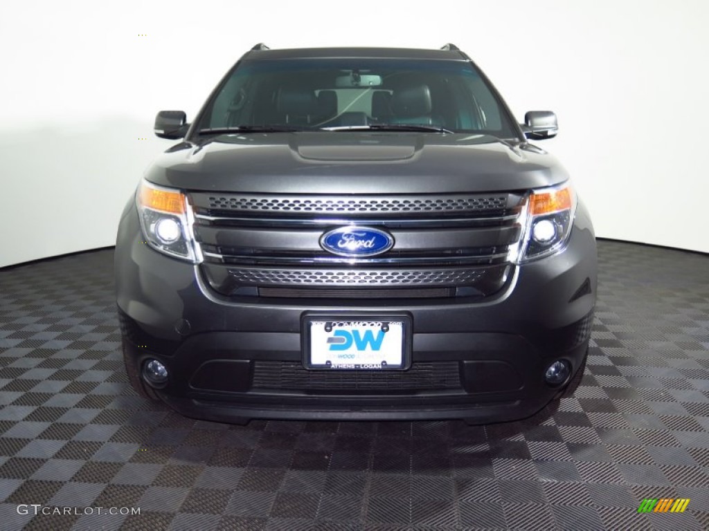 2015 Explorer Limited 4WD - Magnetic / Charcoal Black photo #26