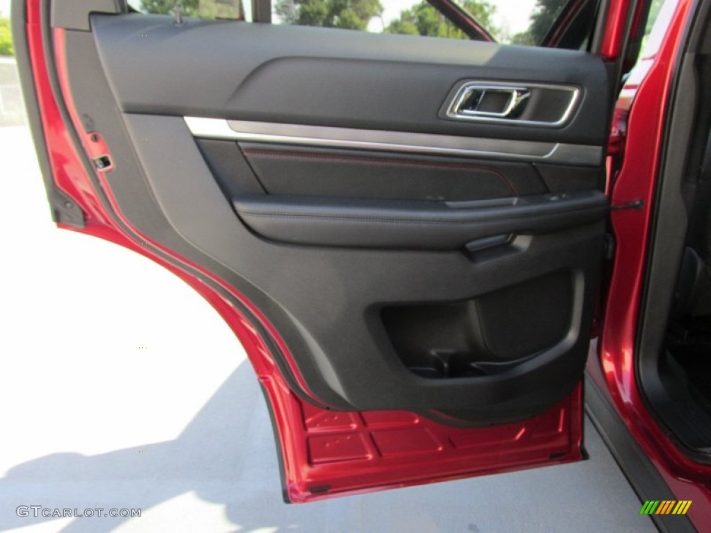 2016 Explorer Sport 4WD - Ruby Red Metallic Tri-Coat / Ebony Black photo #22