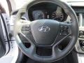 2016 Hyundai Sonata Hybrid Blue Pearl Interior Steering Wheel Photo