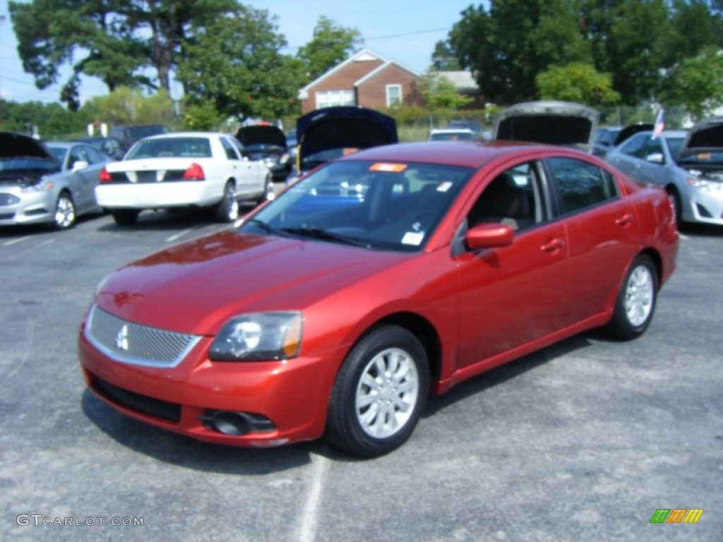 2011 Galant FE - Rave Red / Gray Sport photo #2