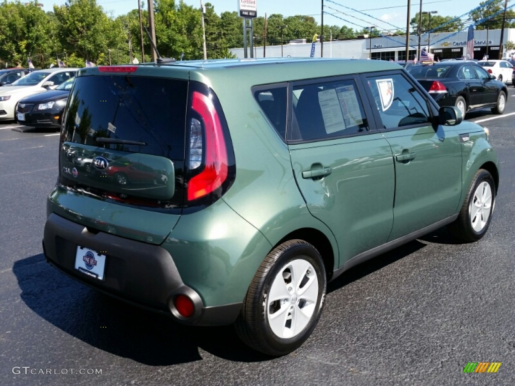 2014 Soul 1.6 - Kale Green / Black Diamond Woven Cloth photo #7