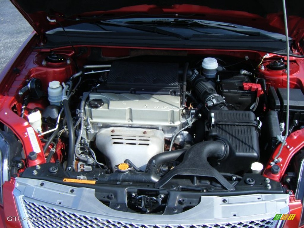 2011 Galant FE - Rave Red / Gray Sport photo #16
