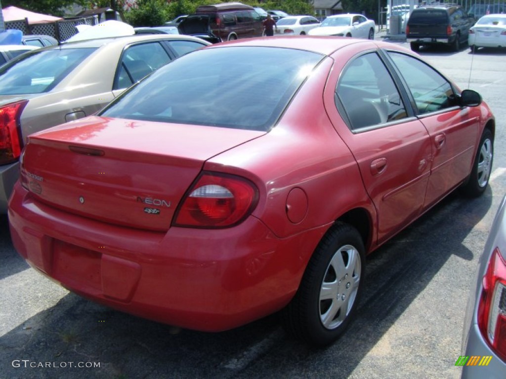 2005 Neon SXT - Flame Red / Dark Slate Gray photo #4