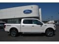 White Platinum Tricoat - F150 Lariat SuperCrew 4x4 Photo No. 2