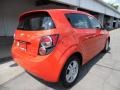 2012 Inferno Orange Metallic Chevrolet Sonic LS Hatch  photo #3