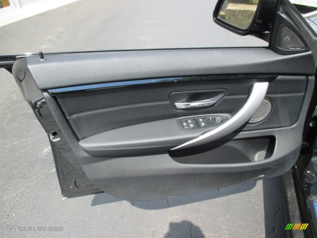 2016 BMW 4 Series 435i xDrive Gran Coupe Black Door Panel Photo #106729612