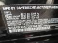  2016 4 Series 435i xDrive Gran Coupe Black Sapphire Metallic Color Code 475