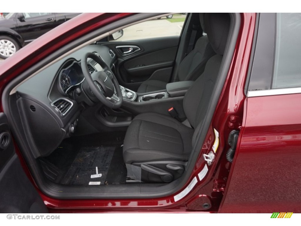 Black Interior 2016 Chrysler 200 Limited Photo #106730162