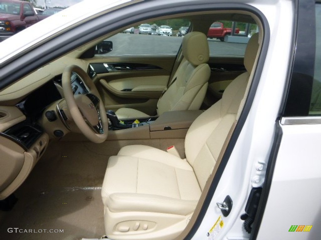 Light Cashmere/Medium Cashmere Interior 2016 Cadillac CTS 2.0T Luxury AWD Sedan Photo #106730200