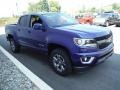 2016 Laser Blue Chevrolet Colorado Z71 Crew Cab 4x4  photo #6