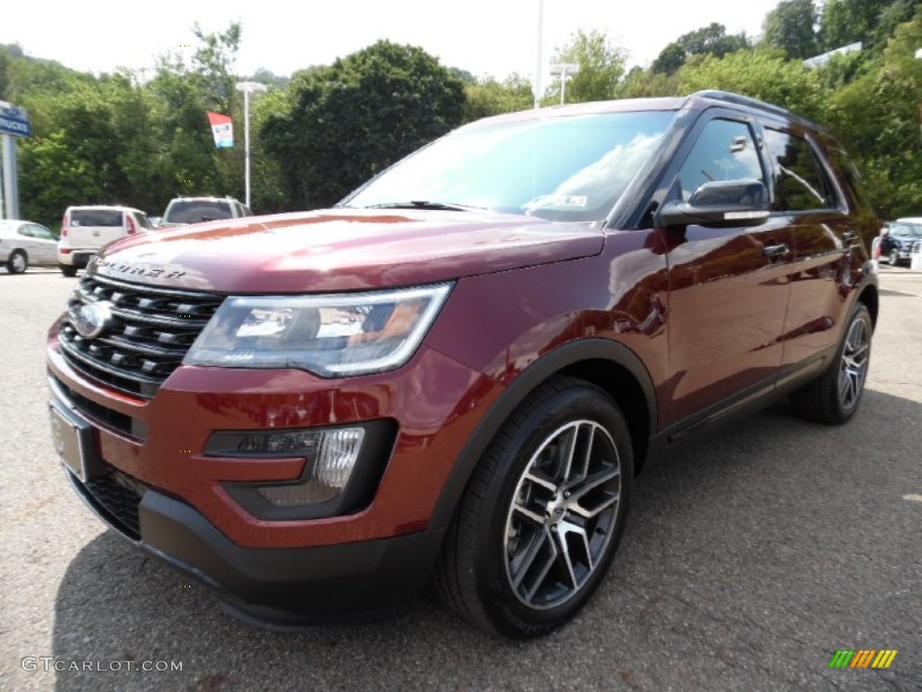 Bronze Fire Metallic 2016 Ford Explorer Sport 4WD Exterior Photo #106732855