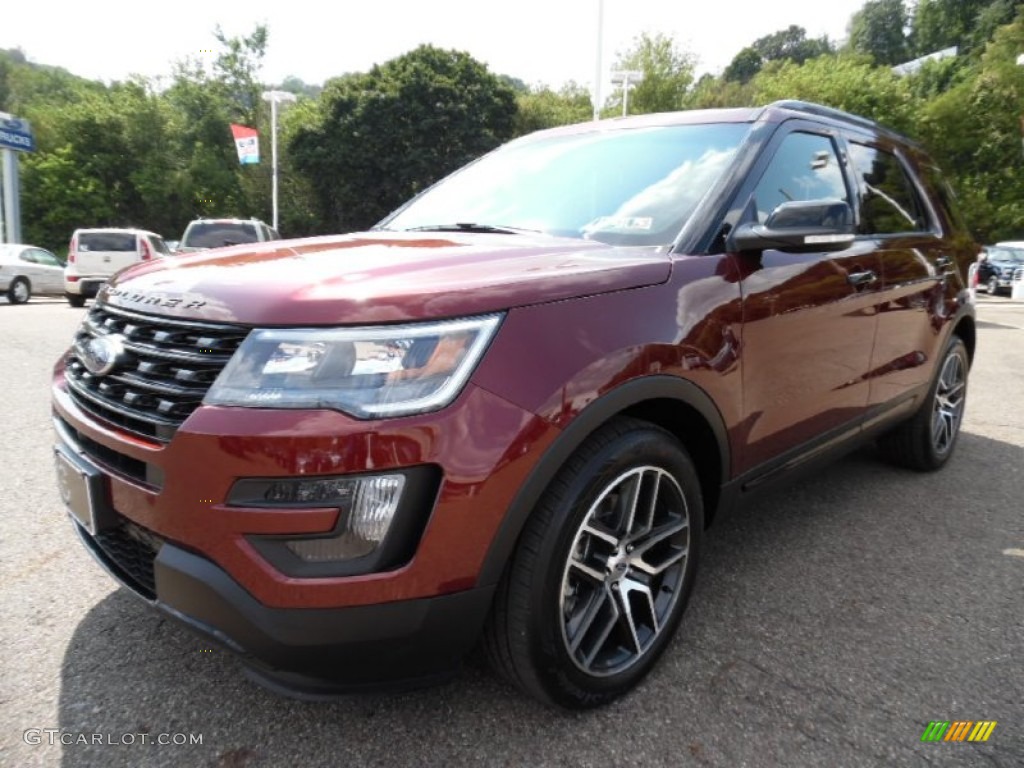 2016 Explorer Sport 4WD - Bronze Fire Metallic / Ebony Black photo #8