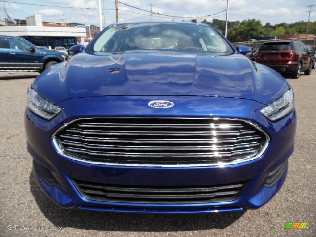 Deep Impact Blue Metallic 2016 Ford Fusion SE Exterior Photo #106733884
