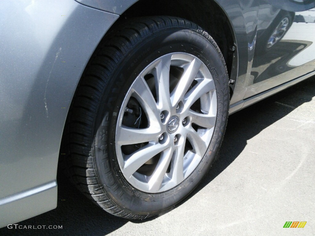 2012 MAZDA5 Sport - Liquid Silver Metallic / Black photo #4