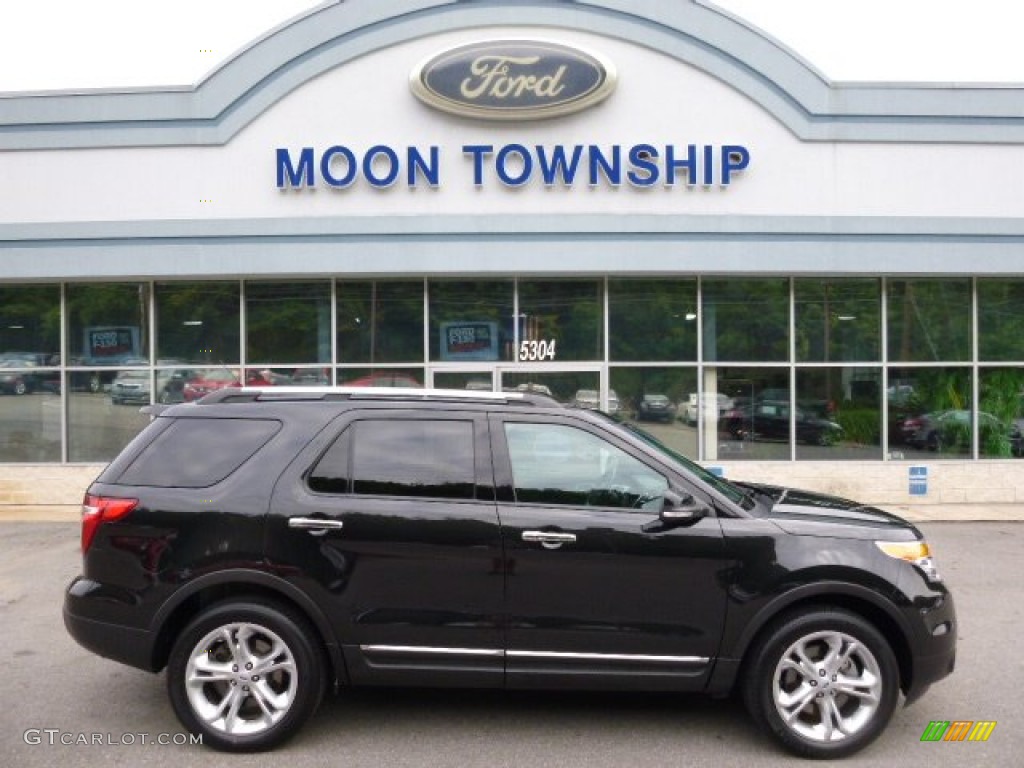 2015 Explorer Limited 4WD - Tuxedo Black / Charcoal Black photo #1