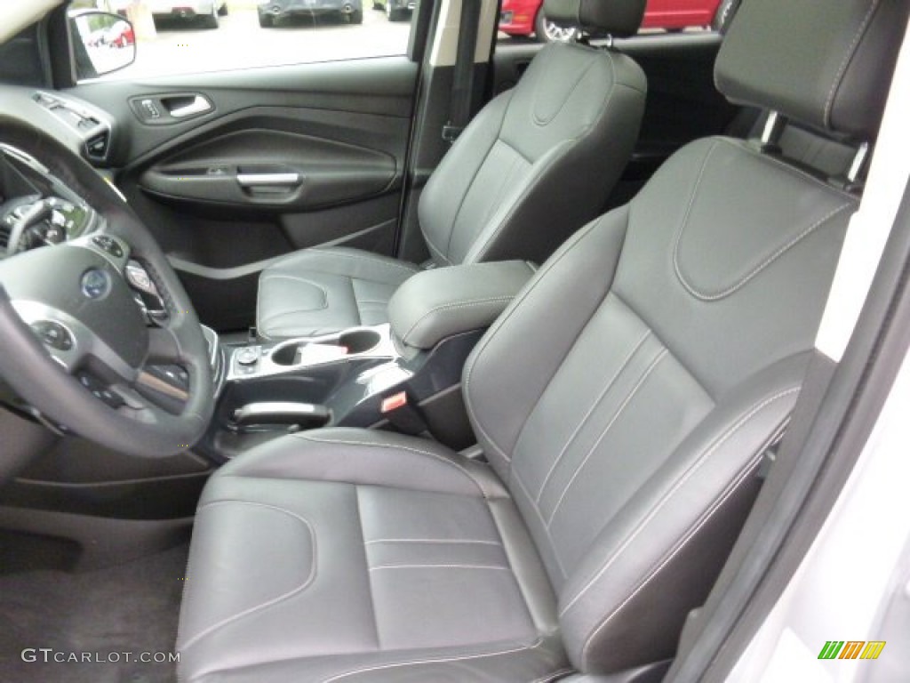 2013 Escape Titanium 2.0L EcoBoost 4WD - Ingot Silver Metallic / Charcoal Black photo #15