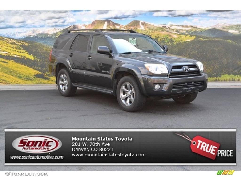 2008 4Runner Limited 4x4 - Shadow Mica / Stone Gray photo #1