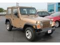 2000 Desert Sand Pearl Jeep Wrangler SE 4x4  photo #2