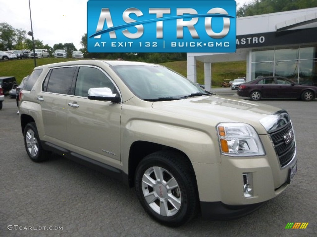 2012 Terrain SLE AWD - Gold Mist Metallic / Jet Black photo #1