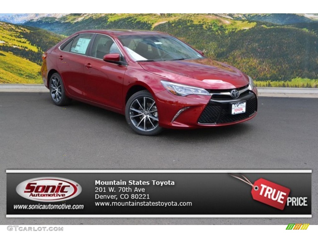 2016 Camry XSE - Ruby Flare Pearl / Black photo #1