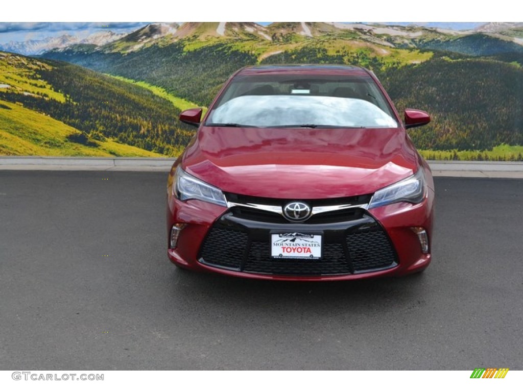 2016 Camry XSE - Ruby Flare Pearl / Black photo #2
