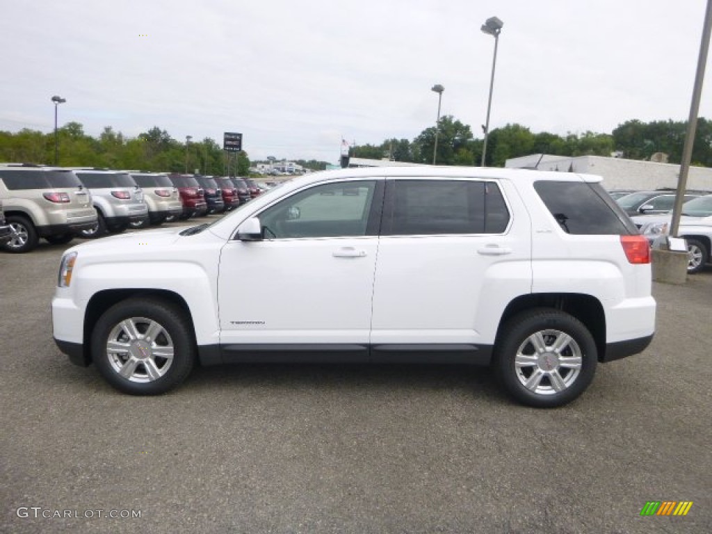 White Frost Tricoat 2016 GMC Terrain SLE AWD Exterior Photo #106742068