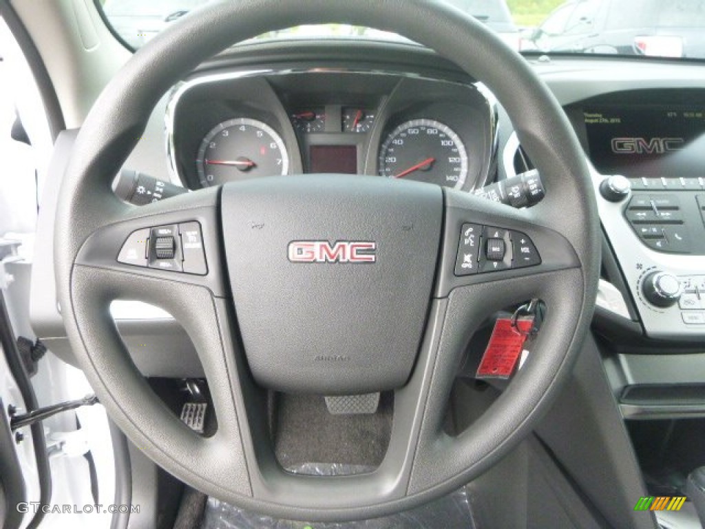 2016 GMC Terrain SLE AWD Jet Black Steering Wheel Photo #106742272