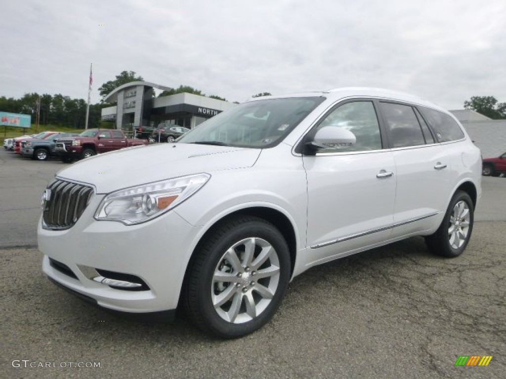 White Frost Tricoat 2016 Buick Enclave Premium AWD Exterior Photo #106743169
