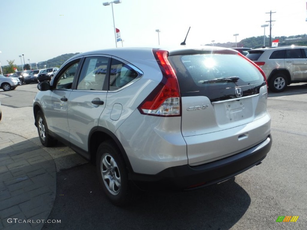 2013 CR-V LX AWD - Alabaster Silver Metallic / Gray photo #5