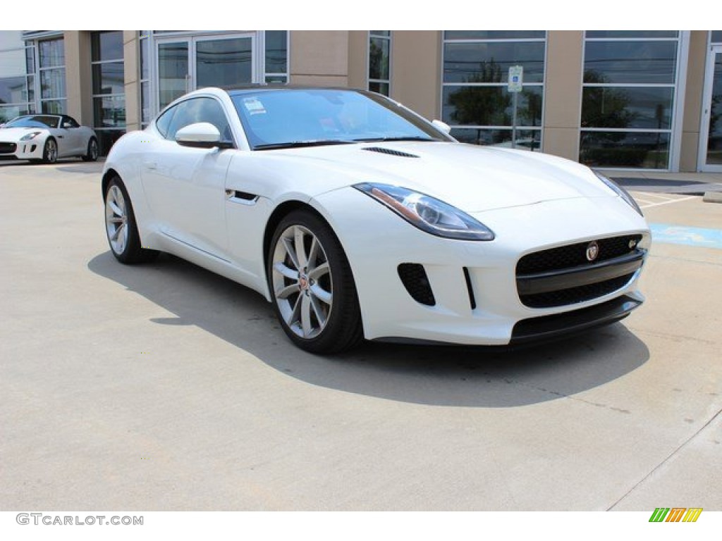 Polaris White 2016 Jaguar F-TYPE S Coupe Exterior Photo #106743895