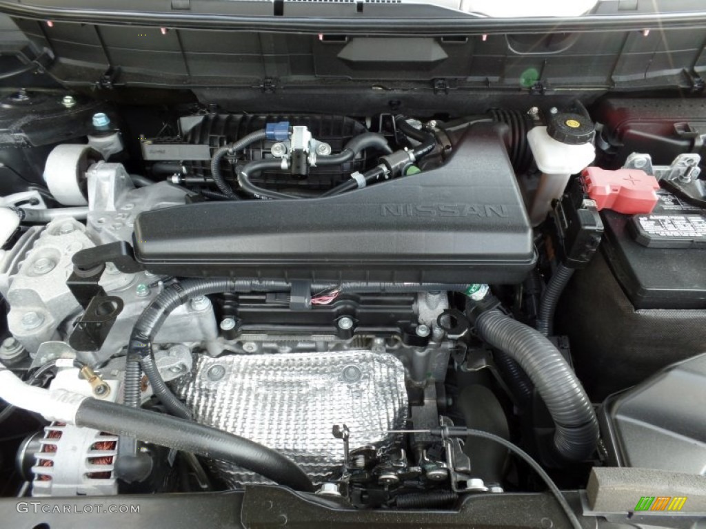 2015 Rogue SL AWD - Super Black / Charcoal photo #6