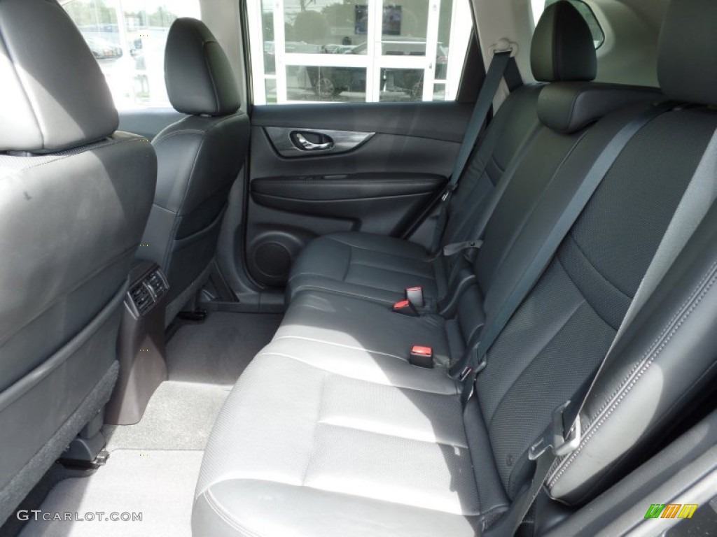 2015 Rogue SL AWD - Super Black / Charcoal photo #12