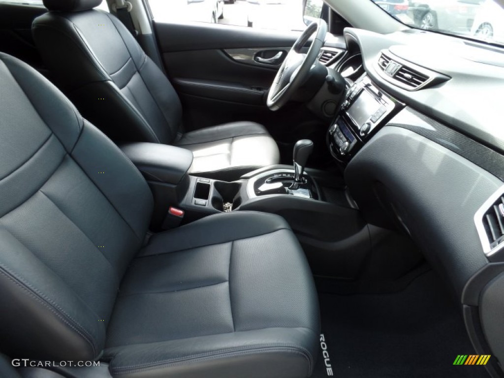 2015 Rogue SL AWD - Super Black / Charcoal photo #13