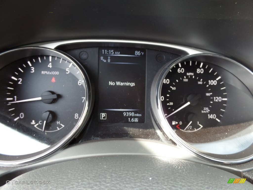 2015 Rogue SL AWD - Super Black / Charcoal photo #16