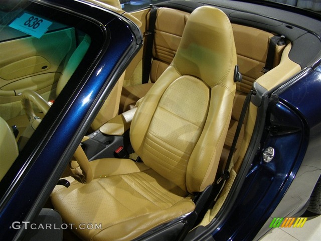 1999 911 Carrera 4 Cabriolet - Ocean Blue Metallic / Savanna Beige photo #5