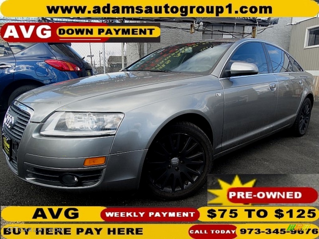 2006 A6 3.2 quattro Sedan - Atlas Grey Metallic / Ebony photo #1