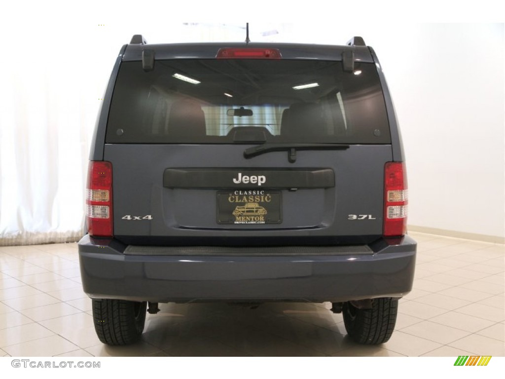 2008 Liberty Sport 4x4 - Modern Blue Pearl / Pastel Slate Gray photo #11