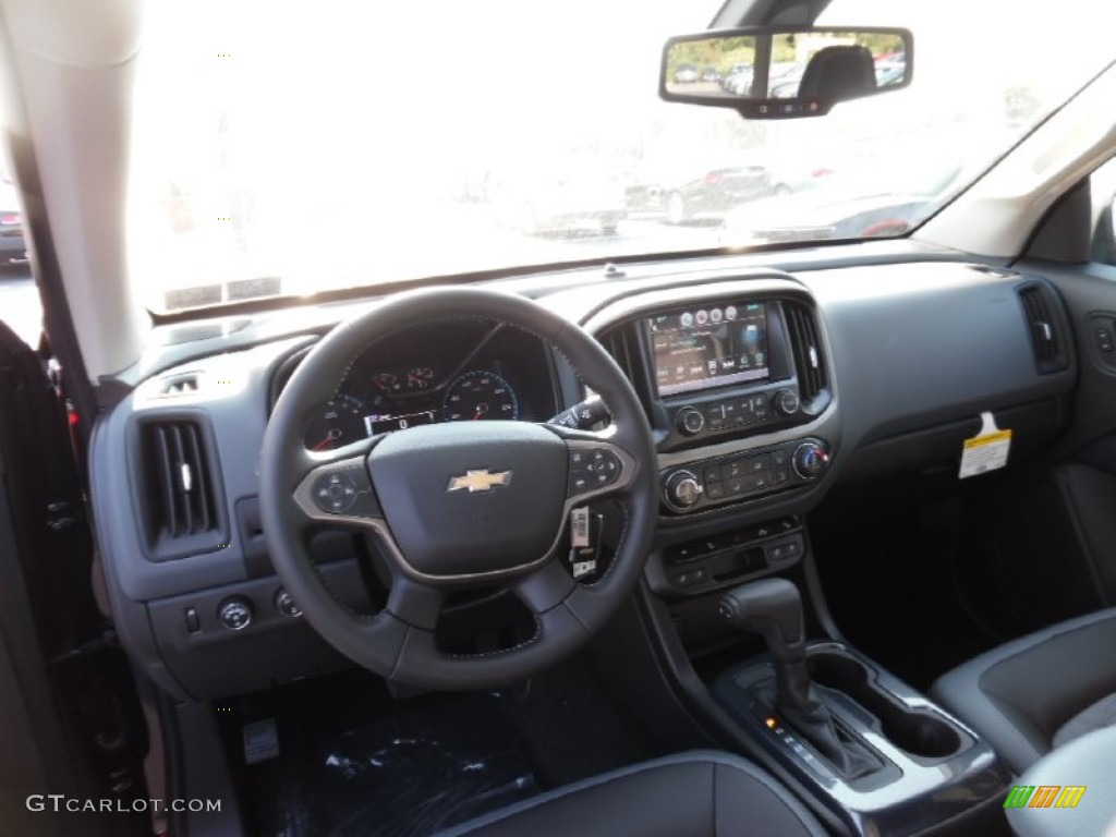 2016 Chevrolet Colorado Z71 Crew Cab 4x4 Jet Black Dashboard Photo #106748908