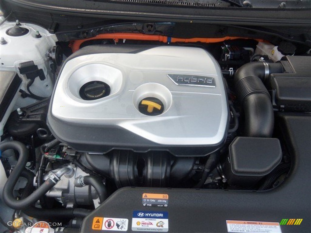 2016 Hyundai Sonata Hybrid Limited 2.0 Liter GDI DOHC 16-Valve D-CVVT 4 Cylinder Gasoline/Electric Hybrid Engine Photo #106751716