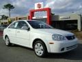 2007 Absolute White Suzuki Forenza Sedan  photo #1