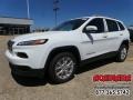 2016 Bright White Jeep Cherokee Latitude  photo #1