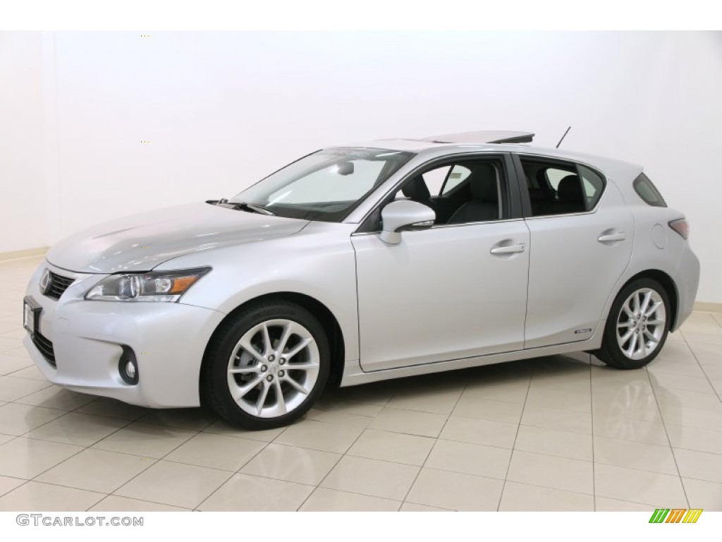 Tungsten Silver Pearl 2012 Lexus CT 200h Hybrid Premium Exterior Photo #106754053